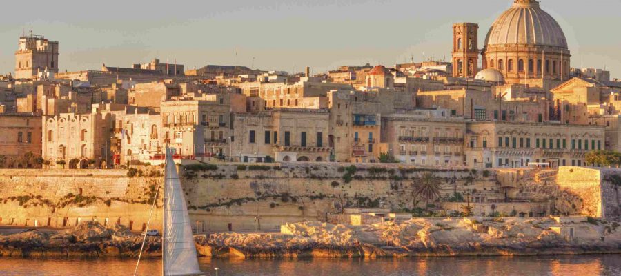 Valletta, the Capital City of Malta in early morning.